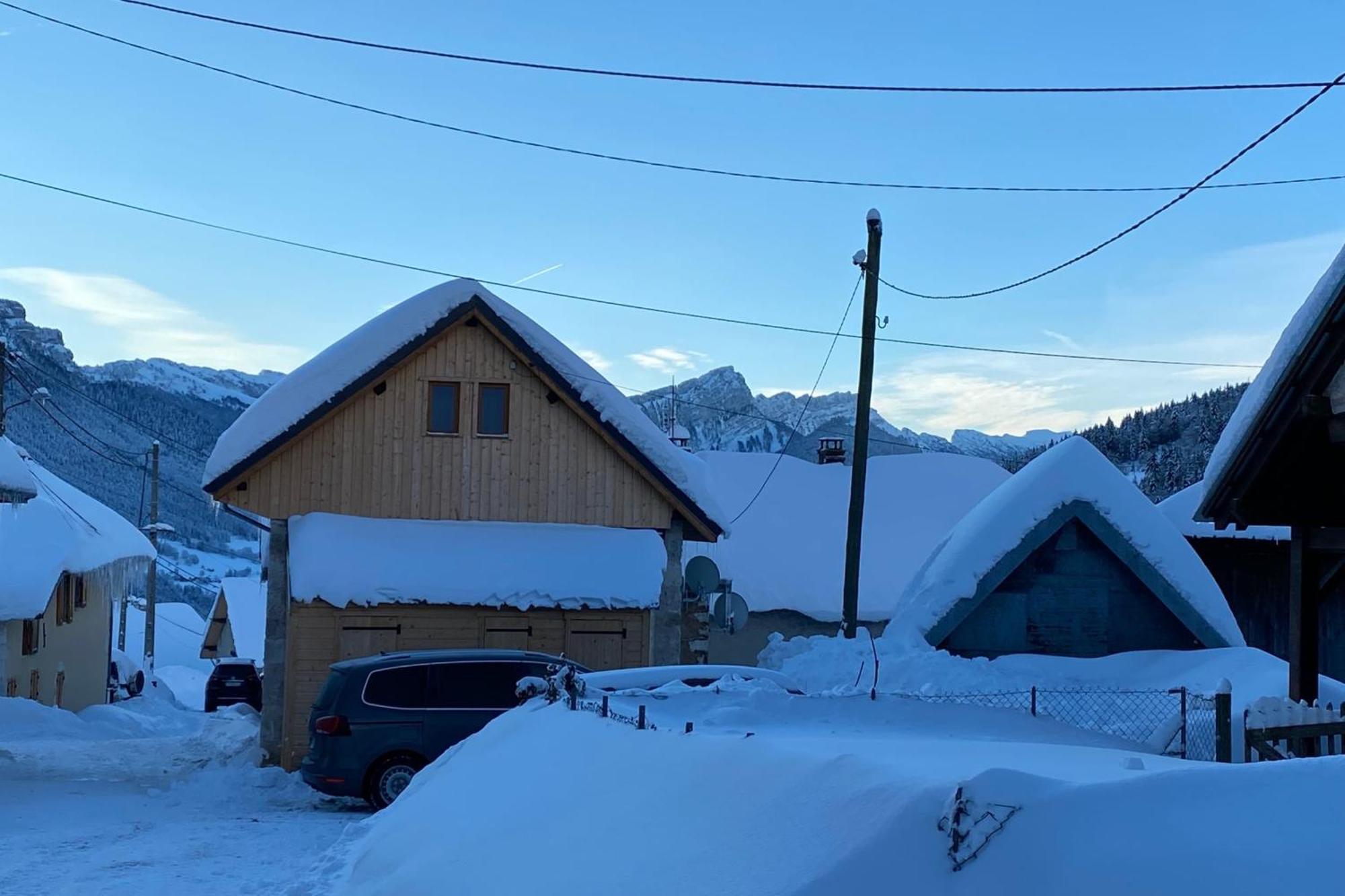 Charmante Maison Au Desert D'Entremont Les Déserts Exteriér fotografie